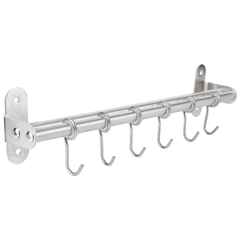 Wall Mounted Storage Shelves Pot Lid Rack Utensil Hanger Hook