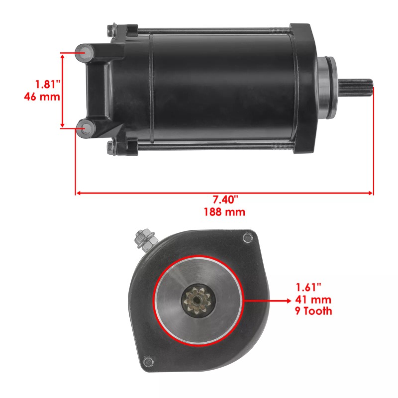 Caltric Starter And Relay Solenoid for Kawasaki Vulcan 1500 VN1500