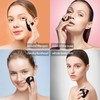 Hebterrka 8 Pieces Triangular Powder Puffs Face Makeup Setting Powder
