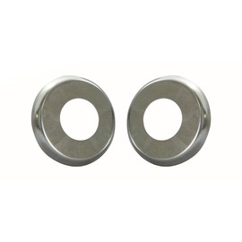 Aqua Select Escutcheon Plate for Pool or Spa Handrail | Corrosion Resistant | Stainless Steel Finish | Set of 2