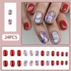 4th of July Nails - Fourth of July Nails Short