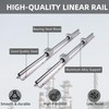 ANWOK Linear Rails and Bearings Linear Rail Guide 2X SBR12-1000mm