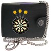 Klassek Dartboard with Yelllow Darts Players Arrows Mens Wallet with