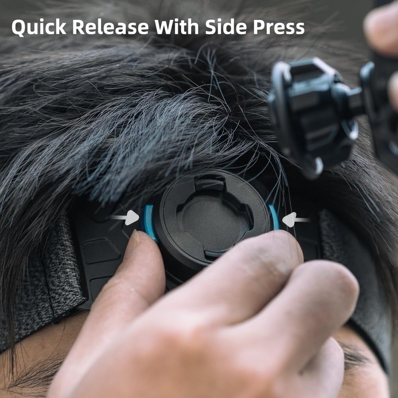 SUREWO Universal Magnetic Quick Release Head Strap Mount for Go
