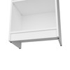 FocusOnHome Bookcase Compact Bookshelf with Multiple Shelves, White