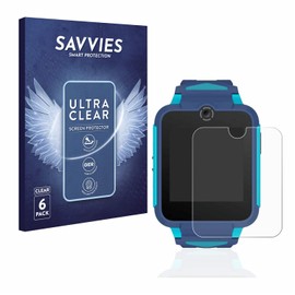 Savvies Pack of 6 Screen Protectors for TCL Movetime Family Watch 2 Screen Protector Ultra Transparent