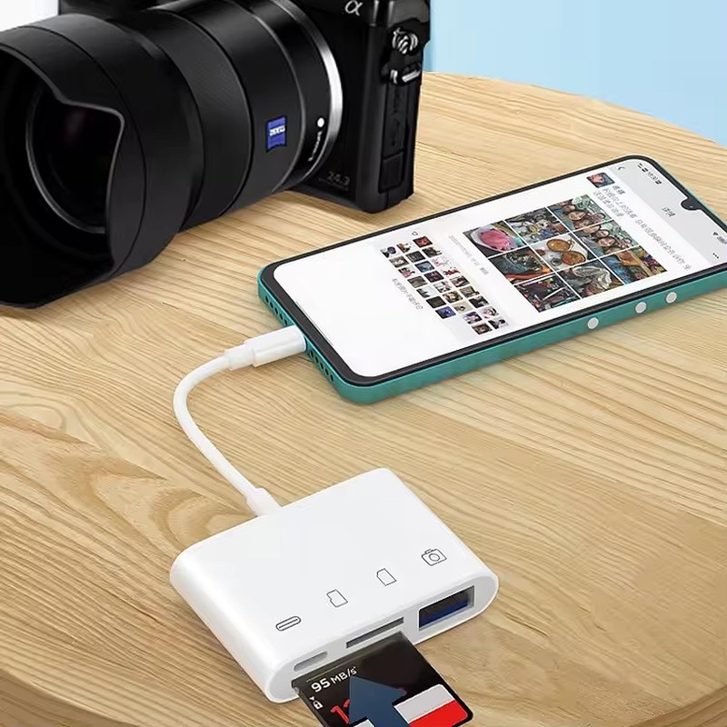 Boulton USB C SD Card Reader - OTG Adapter 3-in-1