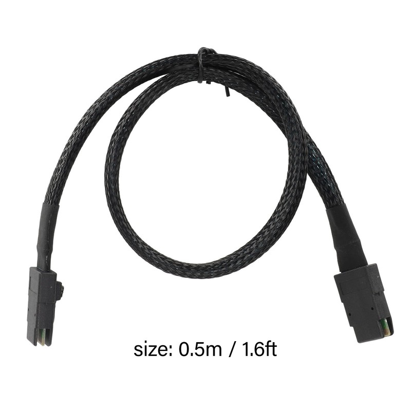 Mini SAS SFF 8087 Cable Dual Straight Head Computer Server