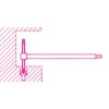 BETA Beta Slide-Type T-Handle Hex Wrench 5mm 951 5