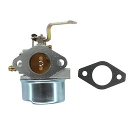 AISEN Carburetor for Coleman Maxa 5000 ER Plus 10hp Tecumseh Powerbase Powermate Generator PM0525202 PM0525312 Carb Gasket Fuel Filter Clamp