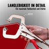 Poppstar Metal Clamp in C Shape (Length 28 cm) C