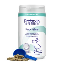 Protexin Veterinary Pro-Fibre for Rabbits, 800g – High-Fibre Pellets with Probiotics and Prebiotics. Encouraging Normal Digestive Function in Rabbits. Dandelion,Packaging may vary