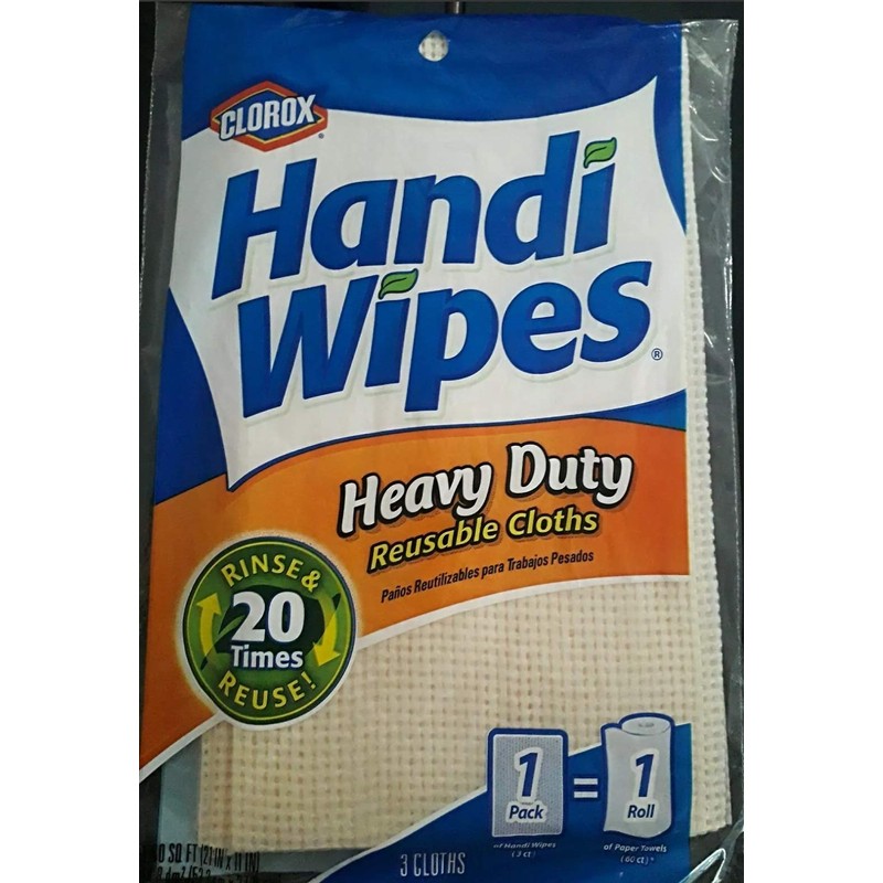 Handi Wipes Heavy Duty 3Ct 6-Pack