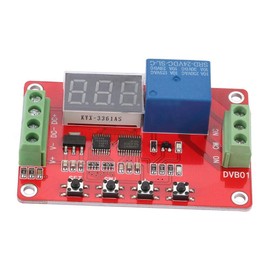 Digital Window Voltage Comparator, Multifunction Voltage Monitoring Regulator Red DVB01 Digital Window Voltage Comparator/Voltage Measurement 12V/24V Undervoltage Protection (24V)