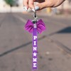 BESPORTBLE Cheer Pin Me Ribbon: 2Pcs Glitter Cheerleader Keychain Cheer