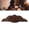 Wooden Guitar Bridge Swallow Shape Rosewood Delicate Acoustic Guitar Bridge
