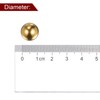 sourcing map 12pcs 12mm Precision Solid Brass Bearing Balls for