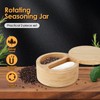 SAEHAEYEE Salt and Pepper Bowl, Bamboo Salt and Pepper Box