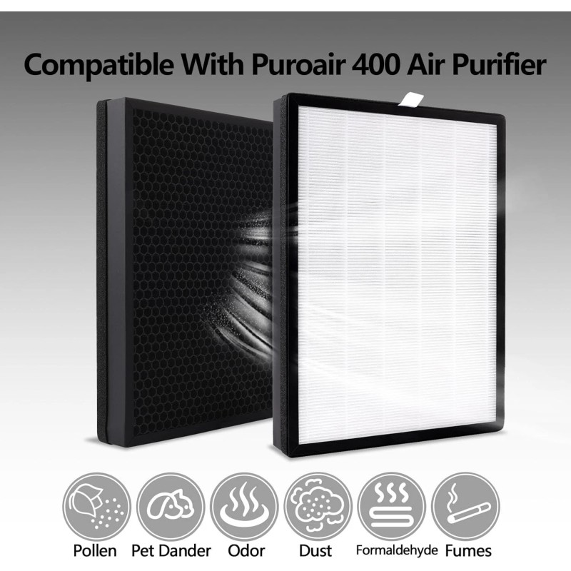 SODIAL P400 Air Purifier Replacement Filters Three-in-One Nylon Pre-Filter True