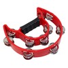 YMC Half Moon EZ Grip Tambourine 20 Jingles - Red