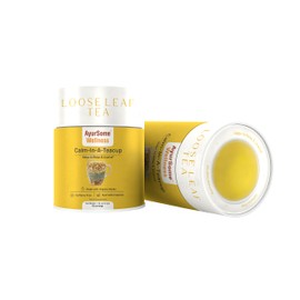 Calm In A Teacup Tea, Chamomile Lemon Balm loose leaf tea for sleep and relaxation, Organic Ingredients