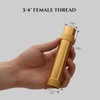 LANGARA Heavy Duty Brass Hose Nozzle, Adjustable Twist Hose Nozzle