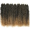 Goddess Locs Crochet Hair 18 Inch 7 Packs Faux Locs