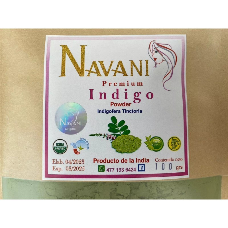Navani Indigo En Polvo Navani 100% Natural Calidad Premium 100
