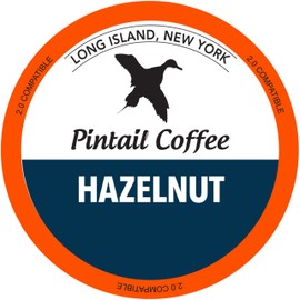 Pintail Coffee 24 Count Hazelnut Blend K Cup Coffee Single Serve Coffee Pods, Compatible With Keurig K-Cup Brewers