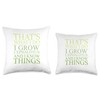 I Grow Cephalotus Follicularis Carnivorous Plant Throw Pillow