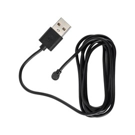 Ausi 2PCS Magnetic Charging Cable 4.0mm Round Port 2Pin Fast Charging Secure Snap-on for Smartwatch Smart Wearables, Small Appliances