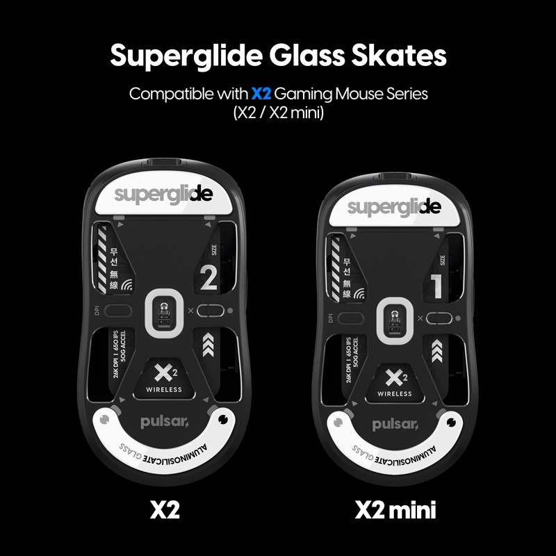 Superglide - Fastest and Smoothest Mouse Feet/Skates Made with Ultra