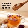 Small Wooden Spoons for Honey Cereal and Tea, 5.8 Inch