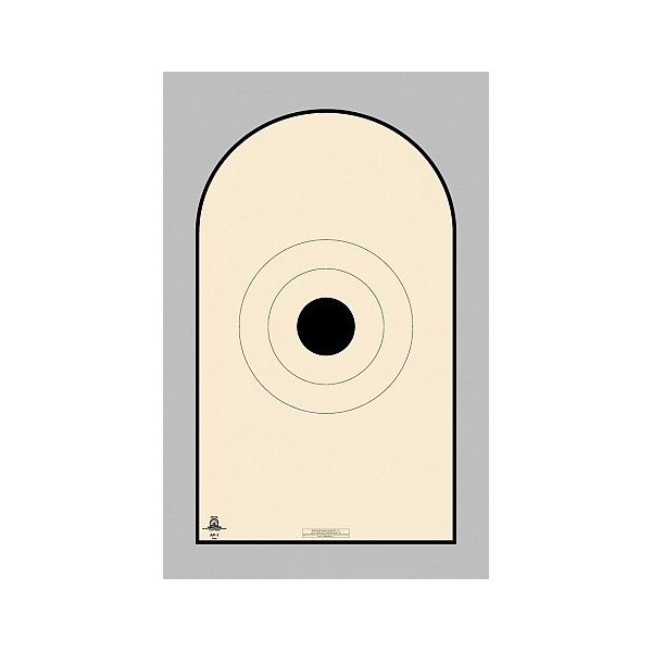 HA Outlet AP-1 Modified Bianchi Cup Target with 4" Solid Black Center (50)
