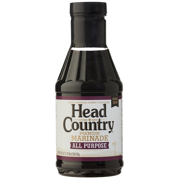 Head Country Bar-B-Q Sauce All Purpose Premium Marinade, 20 Ounce