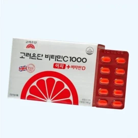Goryeo Eundan Korea Eundan 1000 (6 month supply) + 600mg x Vitamin C Easy + Vitamin D 180 tablets x 2 5117385 / 고려은단 1000 (6개월분) + 600mg x 비타민C 이지+비타민D 180정 X 2개 5117385