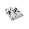 Haven Heritage Door Handle Polished Chrome Georgian Scroll Style Latch