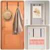 Dexspoeny Over-The-Door Mirror Hanger, Adjustable 13.6 in Door Mirrors Hanger