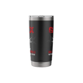 Gen X The Original Rebels Skull and Crossed Arms Graphic Stainless Steel Insulated Tumbler