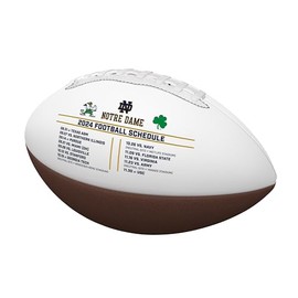 Logo Brands Notre Dame 2024 Schedule Mini Autograph Football