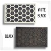 Nest Thermostat Decorative Wall Plate Honeycomb White, Brown Natural Hard