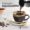JODORA Designer Espresso Spoon Gold – Set of 6 Espresso