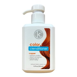 KEColor Cleanse and Condition Hair Treatment, Colour Deposit and Maintenance, 355 ml (Copper)