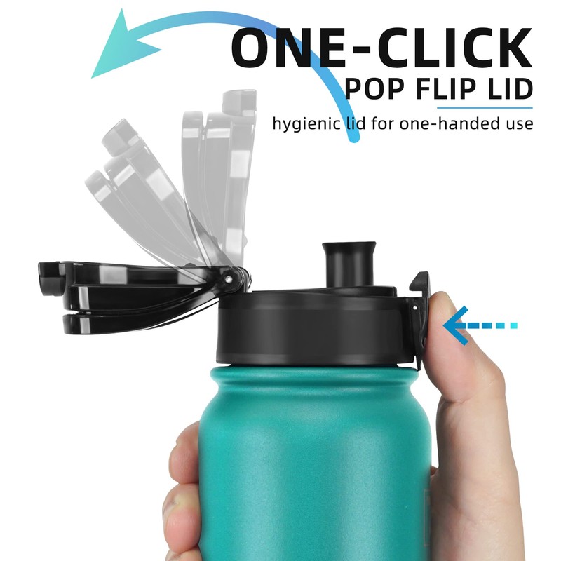 Replacement Chug Lid for Fanhaw 20 Oz Water Bottles (Small/Standard