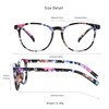 LifeArt Bifocal Reading Glasses with Round Lenses, Blue Light Blocking