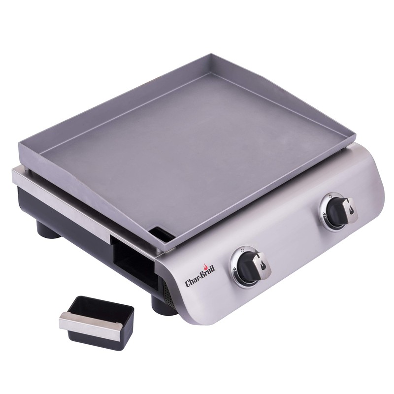 Char-Broil 19952085 22-inch 2-Burner Tabletop Gas Griddle, Gray