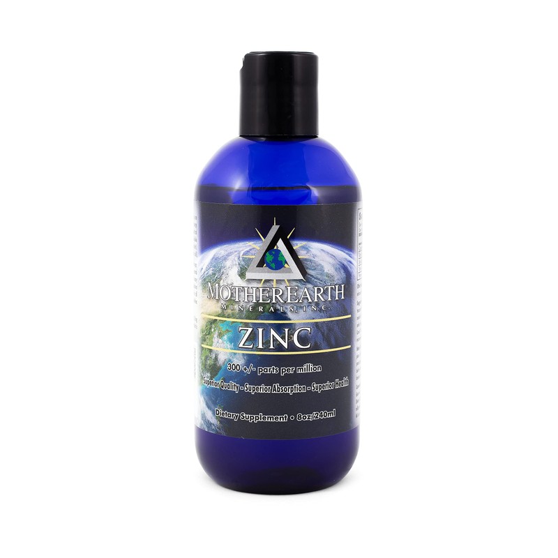 Mother Earth Minerals Ionic Liquid Zinc Supplement High Absorption Angstrom