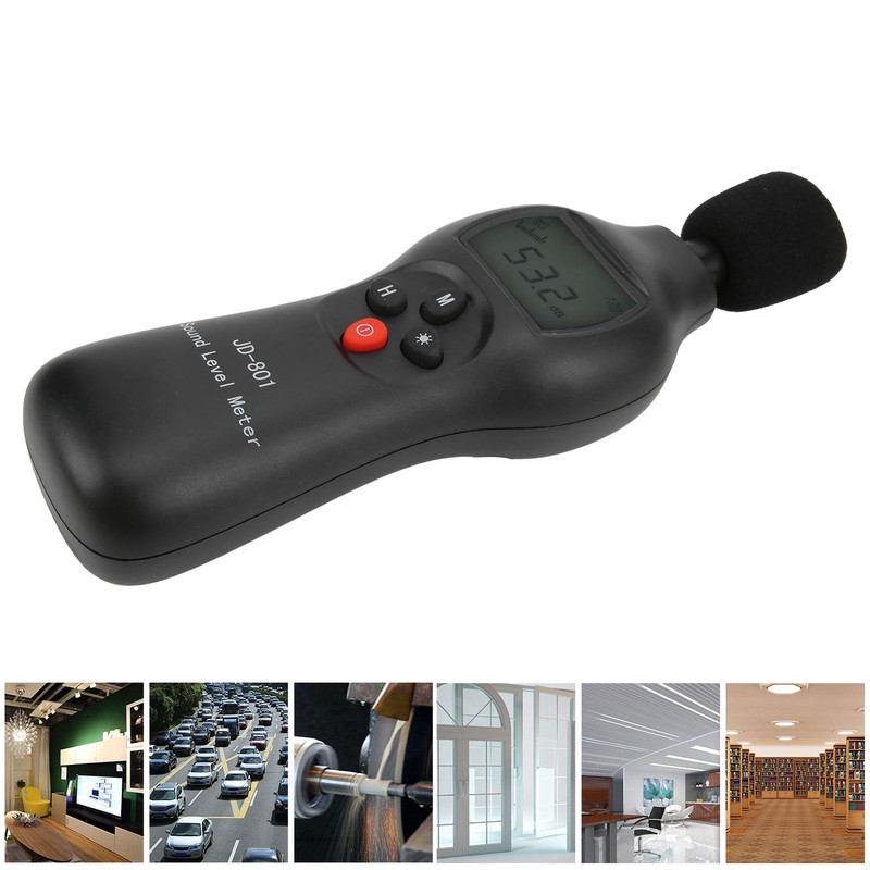 Digital Noise Detector Sound Level Measurement LightWeight LCD HighResolution Sound