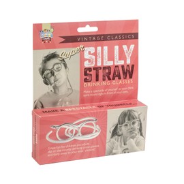 SILLY STRAW PLASTIC TUBING EYEGLASS STRAWS