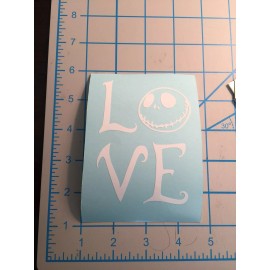 Oracal Night Before Christmas Decal Jack "LOVE" Jack Skellington